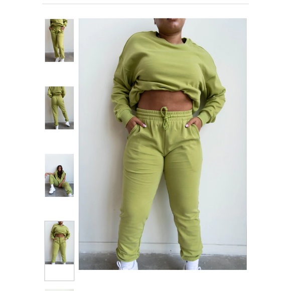 Matcha green sweatpants - Picture 3 of 3